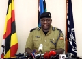 Uganda’s police spokesperson Fred Enanga addresses the media (PHOTO/Courtesy)