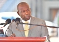 Minister Matia Kasaija reads the Budget Speech at Kololo.