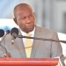 Minister Matia Kasaija reads the Budget Speech at Kololo.