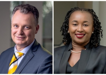 Wim Vanhellepute (left) will be replaced by Mulinge Sylvia (right), presently, the Chief Consumer Business Officer at Kenya’s Safaricom PLC.
