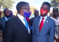 Katikkiro Charles Peter Mayiga and NUP president Robert Kyagulanyi Ssentamu (PHOTO /Courtesy)