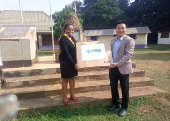 CCCC recently delivered to the assortment to the association offices in Kazi where they were received by a team of leaders headed by Cleopatra John Coutinho, the International Relations and Projects Director at Uganda Scouts Association.
