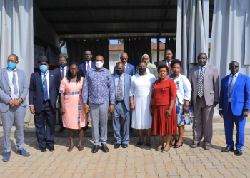 Group photo of the new Council Members with the Hon. Minister (MAAIF), Frank Tumwebaze