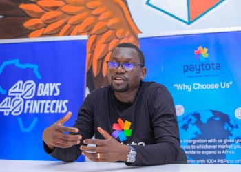 Erasmus Okurut, the PayTota CEO and Co-Founder,