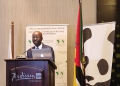 African Development Bank Country Manager for Mozambique, Cesar Augusto Mba Abogo, speaking during the dialogue on Natural Capital for Africa Development Finance (PHOTO /Courtesy)