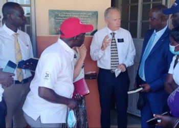 Residents and leaders of Ugandan refugee settlement, Nakivale, welcome the refurbishment of schools by The Church of Jesus Christ of Latter-day Saints and partners (June, 2022)