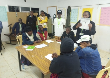 Counting of presidential candidates' votes currently underway at KTTC Westlands Constituency Image: MWITA