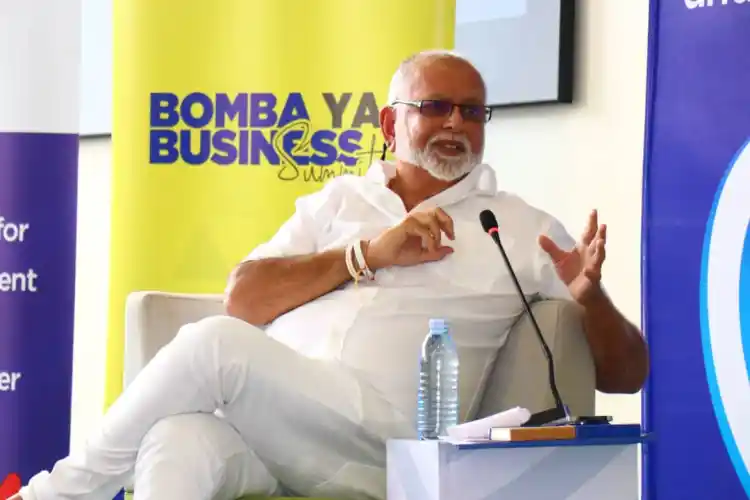 Businessman Sudhir Ruparelia has tipped the business community against borrowing to invest in real estate sector (PHOTO /Courtesy)