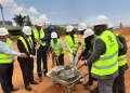 Minister Anite and Uganda Investment Authority bosses have visited Roofings Manufacturing Plant in Namanve (PHOTO /Courtesy)