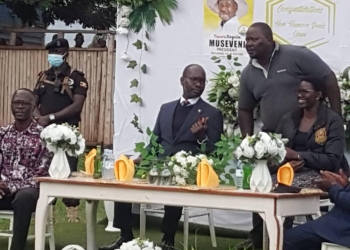 Government Chief Whip, Hon. Denis Hamson Obua received a heroic welcome in Lira City, the capital of the Lango sub-region (PHOTO /Courtesy)