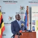 UNEB Executive Secretary Dan Odongo addressing the media at the Uganda Media Centre in Kampala(PHOTO/Courtesy)