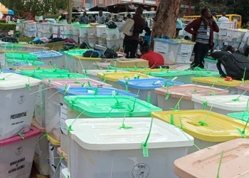 File image of ballot boxes in the August 9th General Election. PHOTO| COURTESY