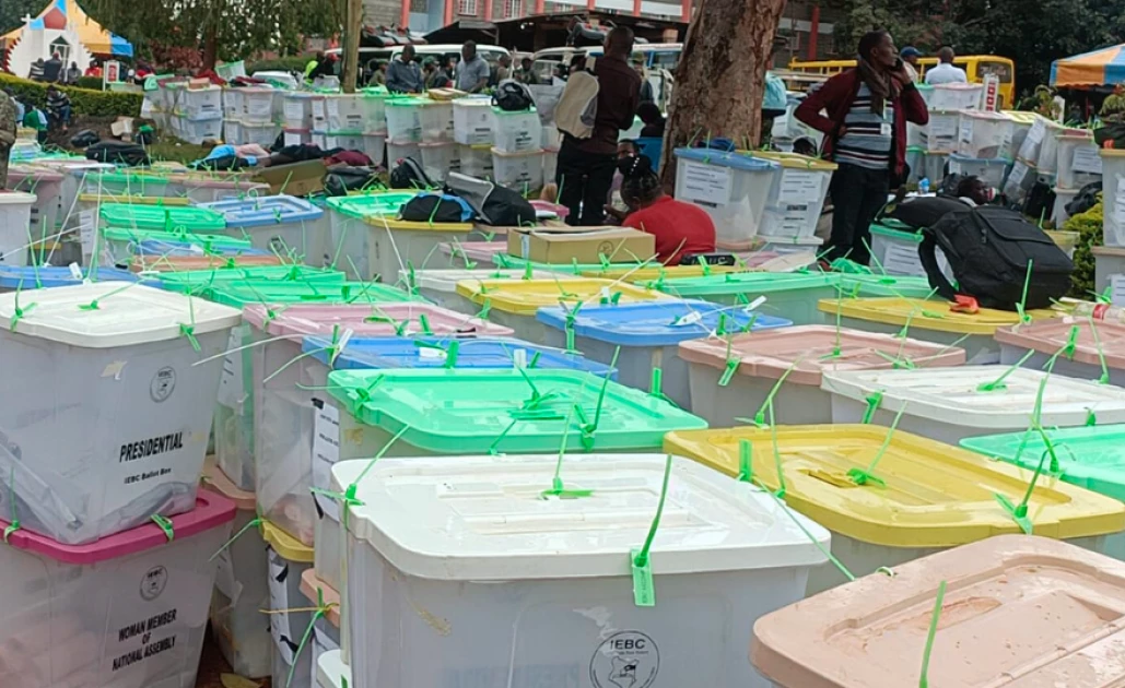 File image of ballot boxes in the August 9th General Election. PHOTO| COURTESY
