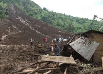 The Mudslide comes barely two days after floods from the mountains due to heavy down pour, burst the River Nabuyonga, River Namatala, flooded the town killing about 23 people.