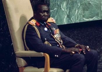 Then Ugandan President Idi Amin at the United Nations, New York, around 1977 - 79. Photo from Library of Congress (PHOTO /Courtesy)