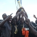 Busoga Cup 2022 Champions Bukhooli-Namayingo FC celebrates its 1-0 win against Kigulu FC. They won a trophy and Ugx.10M courtesy of MTN Uganda