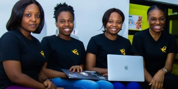 Staff of Flutterwave at a past event. PHOTO/COURTESY