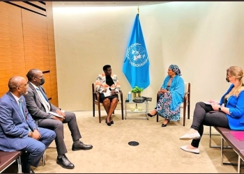 UN Deputy Secretary General Amina Mohamad was speaking at a meeting with Ugandan Vice President, Jessica Alupo who called on her at the sidelines of the General Assembly.