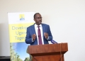 The Commissioner General of the Uganda Revenue Authority (URA), John Rujoki Musinguzi, at a recent press conference