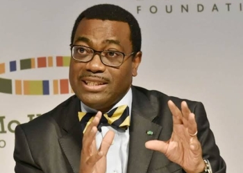 Dr. Akinwumi A. Adesina President, African Development Bank Group speaking at the Africa Climate Adaptation Summit, Rotterdam, Netherlands, September 5, 2022 (PHOTO/Courtesy)