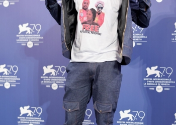 Bobi Wine attends the photocall for 'Bobi Wine: Ghetto President' at the 79th Venice International Film Festival on September 01, 2022 in Venice, Italy.