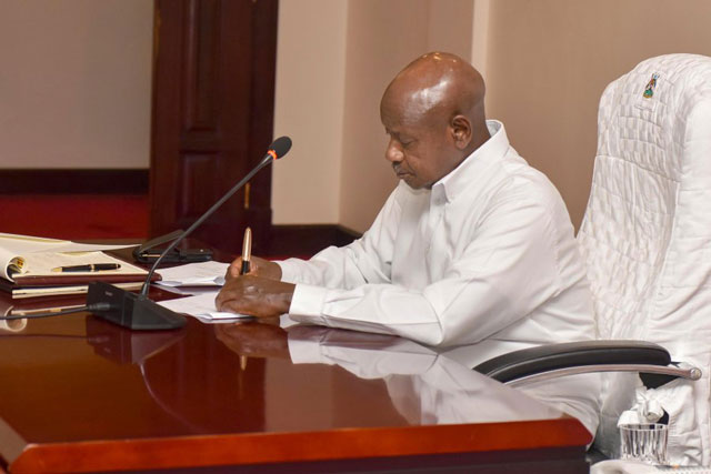 President Museveni has signed four bills into law