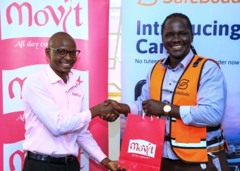 Rapa Ricky Thomson, SafeBoda co-founder, and Movit Products Ag Group Chief Category and Innovations Officer, Robert Kitenda underscored the importance of the partnership.