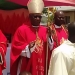 Bishop Zziwa with pastoral materials