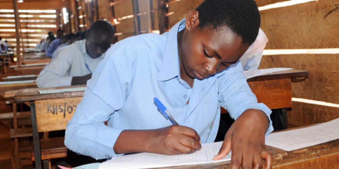 Kampala High School students during Uneb exams new secondary curriculum