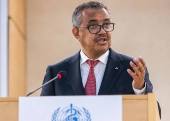 Director-General of the World Health Organization (WHO) Tedros Adhanom Ghebreyesus
