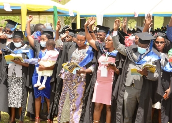 749 students have been conferred degrees, awarded diplomas and certificates the 14th congregation of Mountains of the Moon University at their main campus in Fort Portal City (PHOTO/Courtesy)