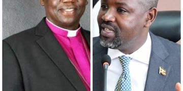 Bishop Twinomujuni and Deputy Speaker of Parliament Thomas Tayebwa