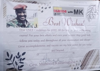 Gen Muhoozi Kainerugaba has wished success to all candidates sitting their national examinations in 2022
