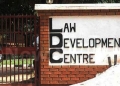 Law Development Centre (LDC) main gate in Kampala. PHOTO/ FILE