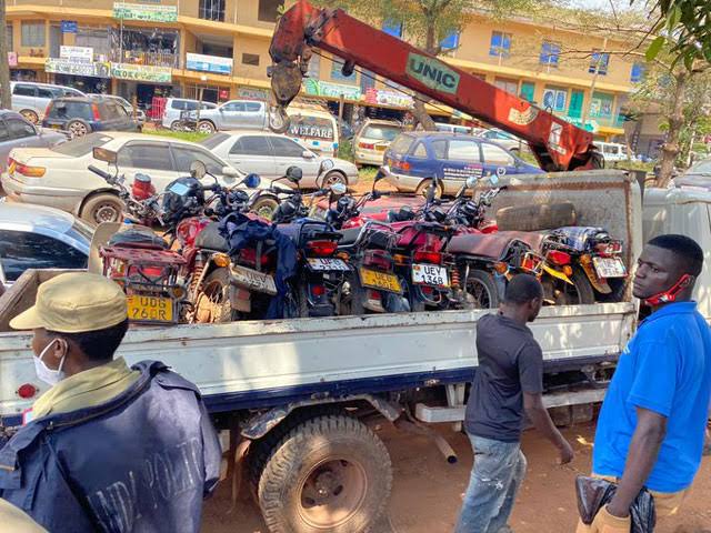 Kampala metropolitan police have impounded at least 1,722 motorcycles following the launch of operation against errant boda boda riders in the city and its suburbs.