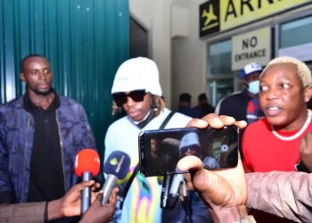 Fireboy DML in Kampala recently (PHOTO/Courtesy)