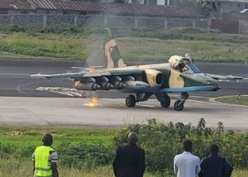 A Sukhoi-25 fighter jet from DR Congo has violated Rwanda’s airspace for the third time (PHOTO/Courtesy)