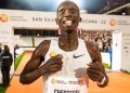 Ugandan long-distance ace Joshua Cheptegei on Saturday won the San Silvestre 10km road race in Madrid Spain.