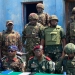 Photo taken on Jan. 6, 2023 shows a press conference held by the regional force of East African Community (EAC) and rebels of the March 23 Movement (M23) at Rumangabo, the Democratic Republic of the Congo (DRC). Rebels of the March 23 Movement (M23) on Friday officially handed over the Rumangabo military base they seized in the northeastern Democratic Republic of the Congo (DRC) in October 2022, to the military force of East African Community (EAC).