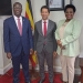 Right to Left. Minister Amongi, Ambassador Sticker and Permanent Secretary Kibenge after the meeting in Kampala