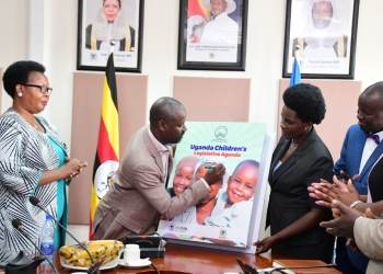 Deputy Speaker Thomas Tayebwa has launched a legislative agenda for Children (PHOTO/Courtesy)