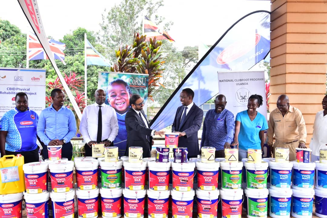 Plascon Uganda gives fresh coat of paint to CoRSU Hospital