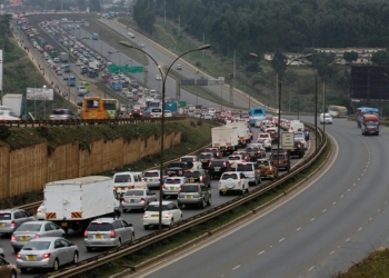 Traffic jam on Nairobi's Thika Road. Courtesy