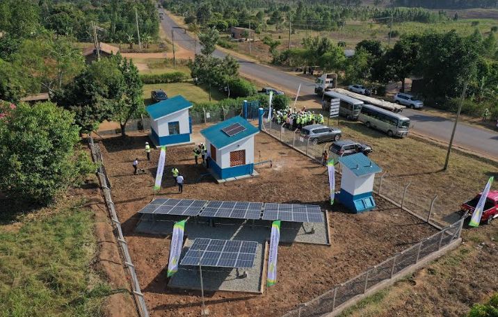 Amus Water Station, in Amus Parish, Kachumbala Sub-county, Bukedea District in, Eastern Uganda. Amus Water Station, is one of the 687 sites (252 Irrigation, 435 Water Supply) under the Design, Supply And Installation Of Solar Powered Water Supply And Irrigation Systems project being implemented by Nexus Green on behalf of the Ministry of Water and Environment.