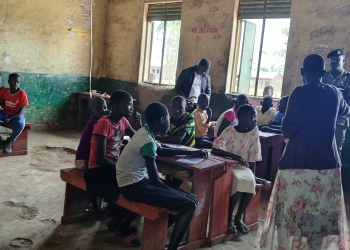 A speed school class at Kakure primary school