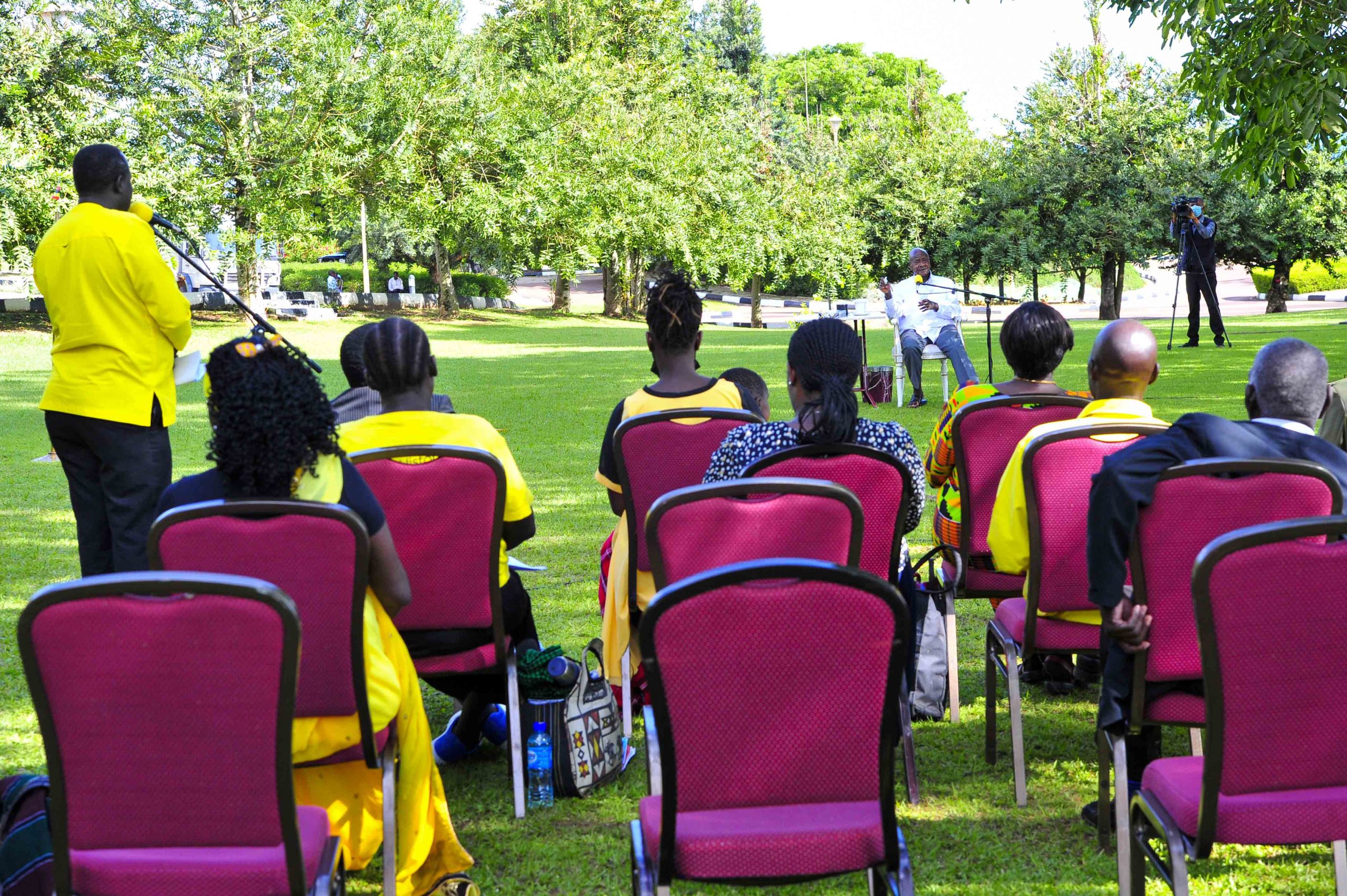 President Yoweri Museveni warns those misappropriating PDM money, saying they are stupid and will be arrested.