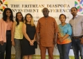 Amb. Abbey Walusimbi with the Eritreans organising committee