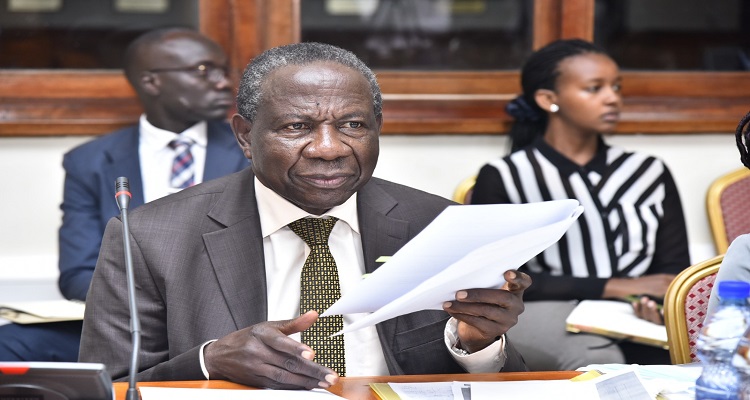 Matia Kasaija appearing before the committee