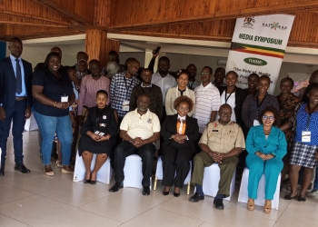 Some of the media practitioners  and delagates that participated in the event