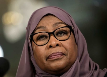Tanzania President Samia Suluhu Hassan. Drew Angerer/Getty Images
